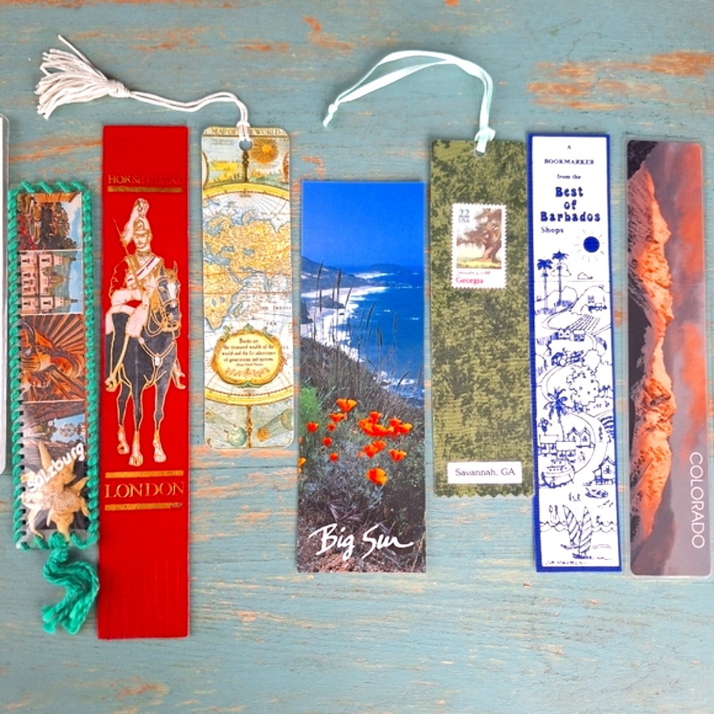 Vintage Bookmarks Travel Souvenirs Cities Collectibles Book Lover Explorer